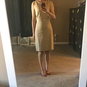 J.Crew Factory Suiting Dress With Rickrack Trim 0
